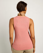 Cedar $|& SEAS Laura Henley Ribbed Tank - SOF Back