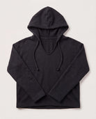 Black $|& Interval Tri-Blend Fleece Graceful Hoodie - Hanger Detail