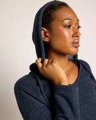 Ink Navy $|& Interval Tri-Blend Fleece Graceful Hoodie - VOF Front