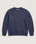 Ink Navy $|& Interval Tri-Blend Fleece Energize Pullover - Hanger Detail