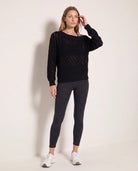 Black $|& Interval Release Off The Shoulder Sweater - UGC On Fig