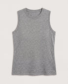 Heather Grey $|& Interval Terrain Muscle Tank - Hanger Detail