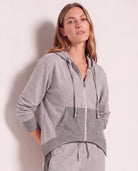 Heather Grey $|& Interval Modal Fleece Presto Zip Hoodie - SOF Front
