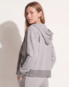 Heather Grey $|& Interval Modal Fleece Presto Zip Hoodie - SOF Back