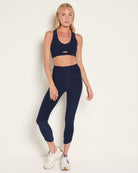 Ink Navy Heather $|& Interval FlowHeather Sculpt Arch Keyhole Bra - UGC On Fig