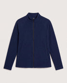 Ink Navy Heather $|& Interval FlowHeather Sculpt Relay Jacket - Hanger Detail
