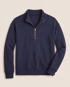 Navy $|& Interval Interlock Incline Zip Pullover - Hanger Detail