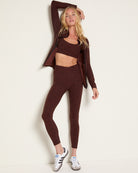Walnut Leopard Heather $|& Interval FlowHeather Sculpt Relay Jacket - UGC On Fig