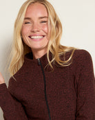 Walnut Leopard Heather $|& Interval FlowHeather Sculpt Relay Jacket - VOF Front