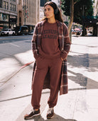 Walnut $|& Interval Iris Graphic Sweatshirt - SOF Side