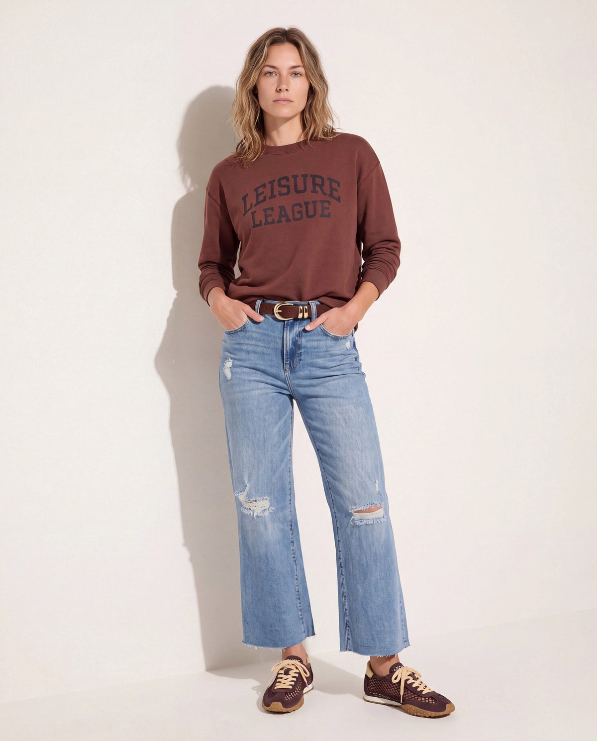 Walnut $|& Interval Iris Graphic Sweatshirt - VOF Side