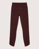 Walnut Leopard Heather $|& Interval FlowHeather Sculpt Prime Legging - Hanger Detail