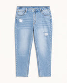 Lakeside $|& Herizon Blake Distressed High Rise Skinny Jean - Hanger Detail