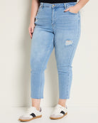 Lakeside $|& Herizon Blake Distressed High Rise Skinny Jean - SOF Front