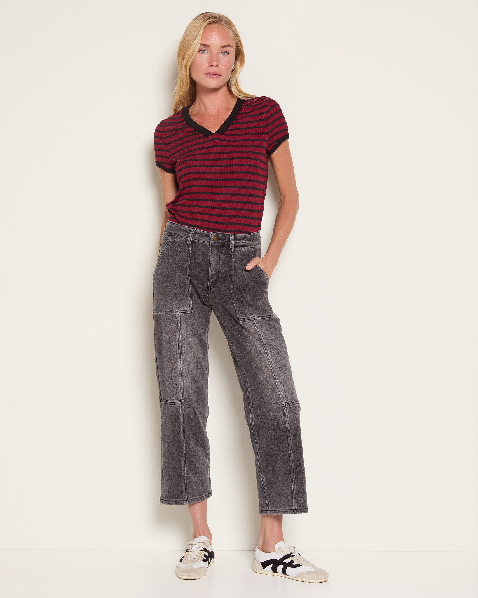 Dark Shore $|& Herizon Beaudry Patch Pocket Ankle Jean - UGC On Fig