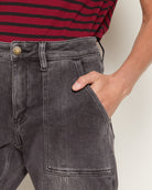 Dark Shore $|& Herizon Beaudry Patch Pocket Ankle Jean - SOF Full Front
