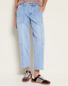Lakeside $|& Herizon Beaudry Patch Pocket Ankle Jean - SOF Front