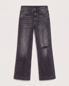 Dark Shore $|& SEAS Gigi High Rise Boyfriend Ankle Jean - Hanger Detail