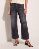 Dark Shore $|& SEAS Gigi High Rise Boyfriend Ankle Jean - SOF Front