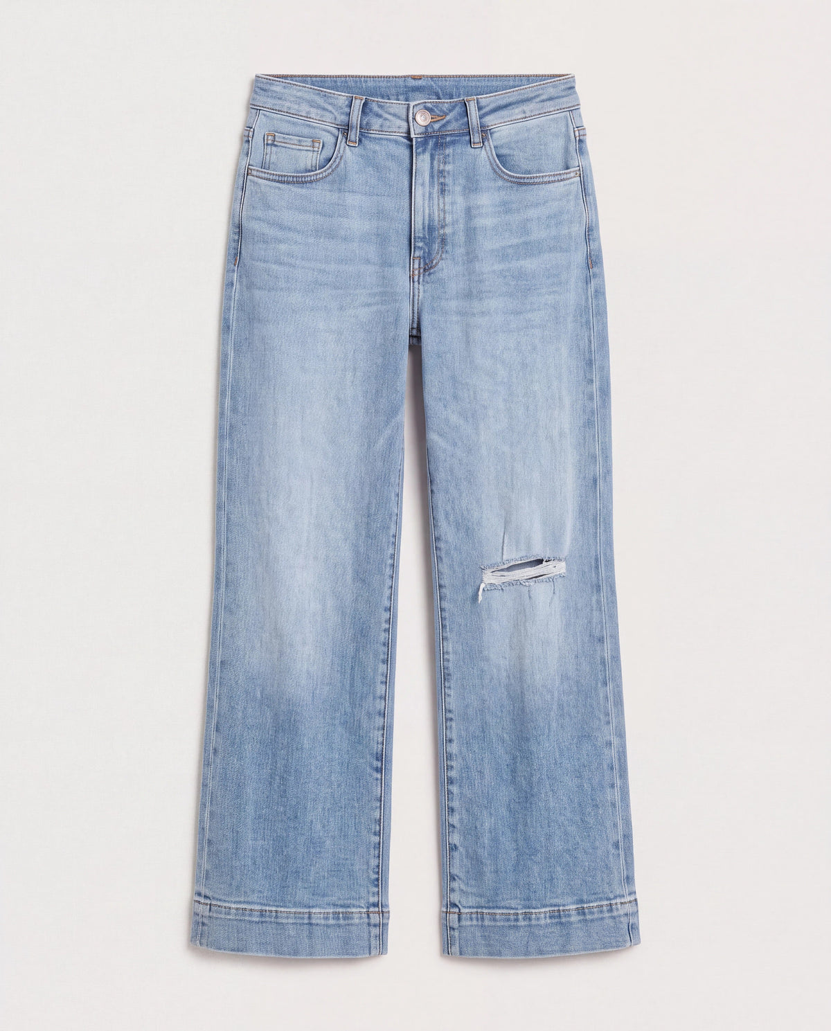 Saltwater $|& SEAS Gigi High Rise Boyfriend Ankle Jean - Hanger Detail