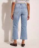 Saltwater $|& SEAS Gigi High Rise Boyfriend Ankle Jean - SOF Back