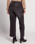 Dark Shore $|& Herizon Roam Distressed Cropped Wide Leg Jean - SOF Back