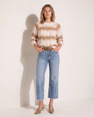 Saltwater $|& Herizon Roam Distressed Cropped Wide Leg Jean - SOF Detail