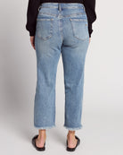 Saltwater $|& Herizon Roam Distressed Cropped Wide Leg Jean - SOF Back