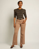Fawn $|& SEAS Layla Wide Leg Pant - UGC On Fig