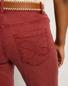Bordeaux $|& SEAS Layla Wide Leg Pant - SOF Full Front