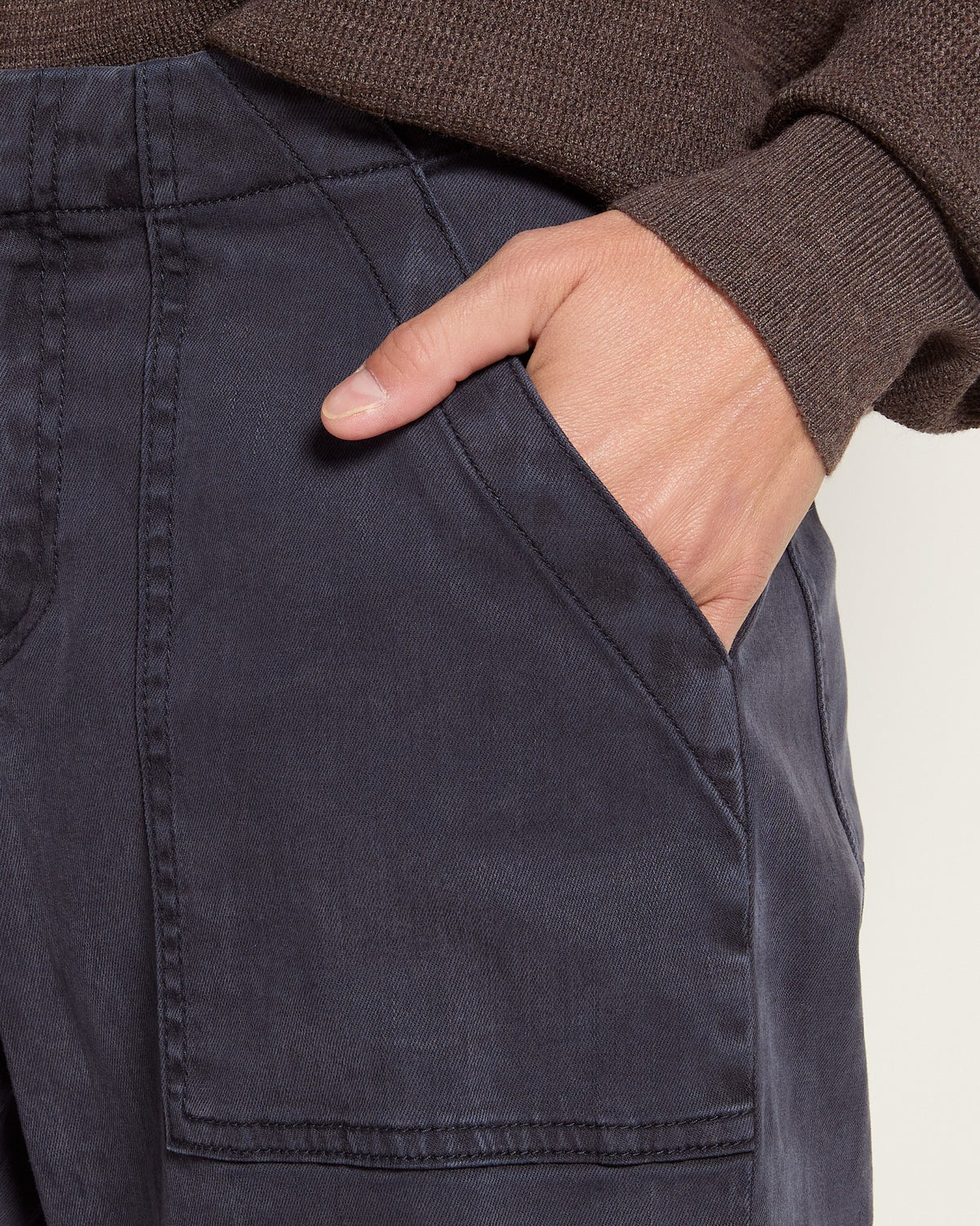 Mariner Midnight $|& Herizon Advance Utility Twill Jogger - SOF Full Front