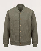 Olive Branch $|& Herizon Hazel Knit Bomber Jacket - Hanger Detail