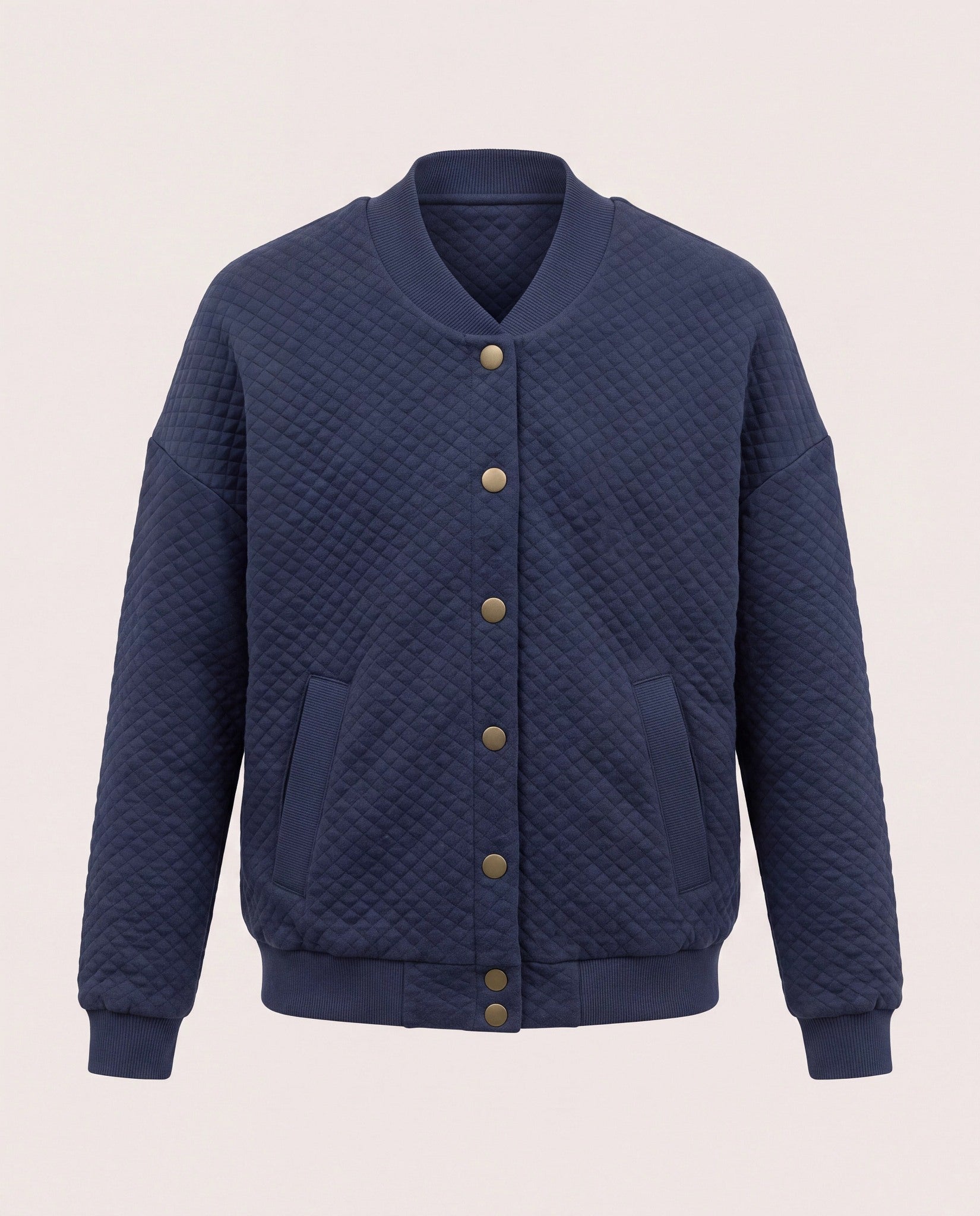 Mariner Midnight $|& Herizon Hazel Knit Bomber Jacket - Hanger Detail