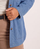 Denim Blue $|& SEAS Charlotte Utility Jacket
