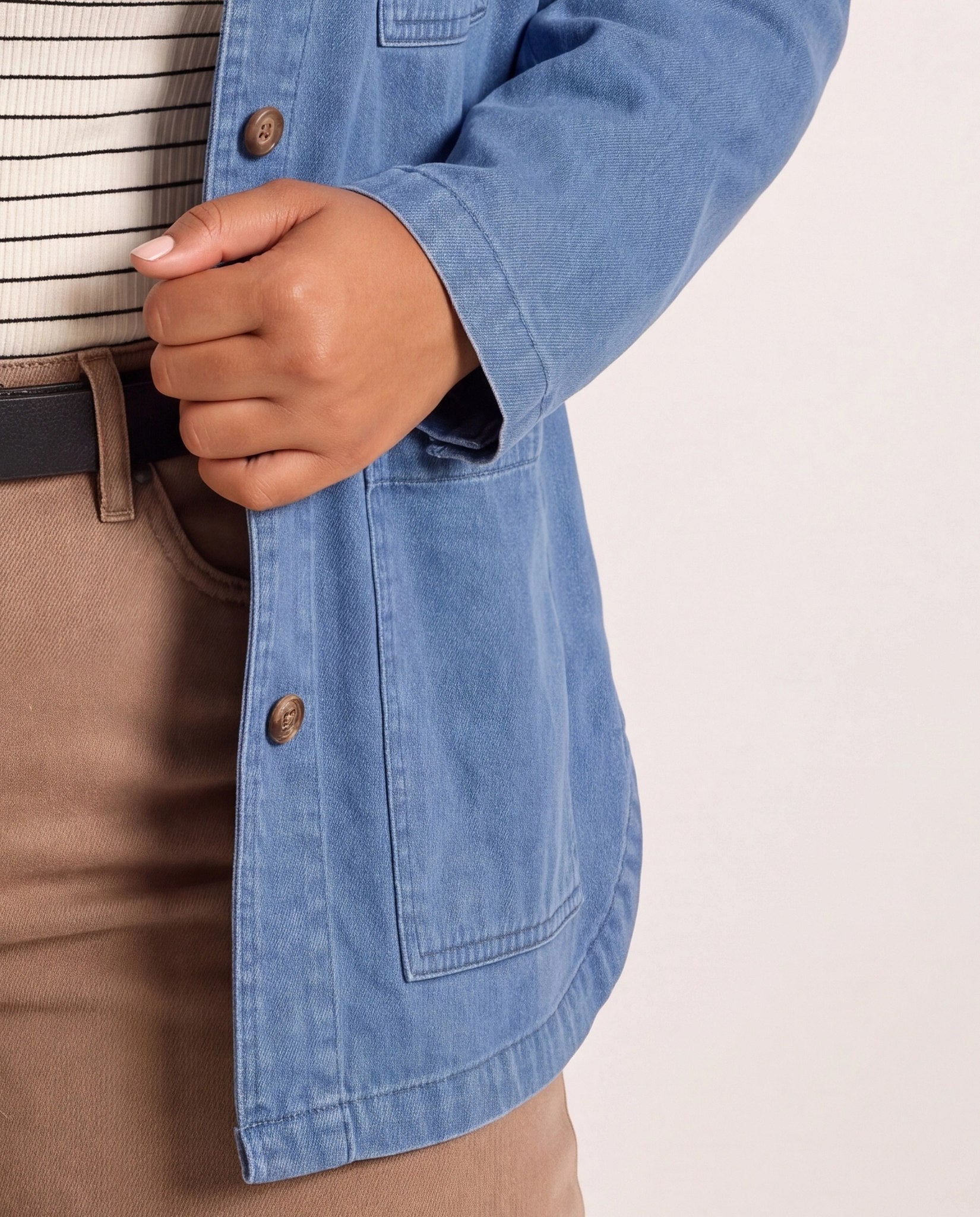 Denim Blue $|& SEAS Charlotte Utility Jacket