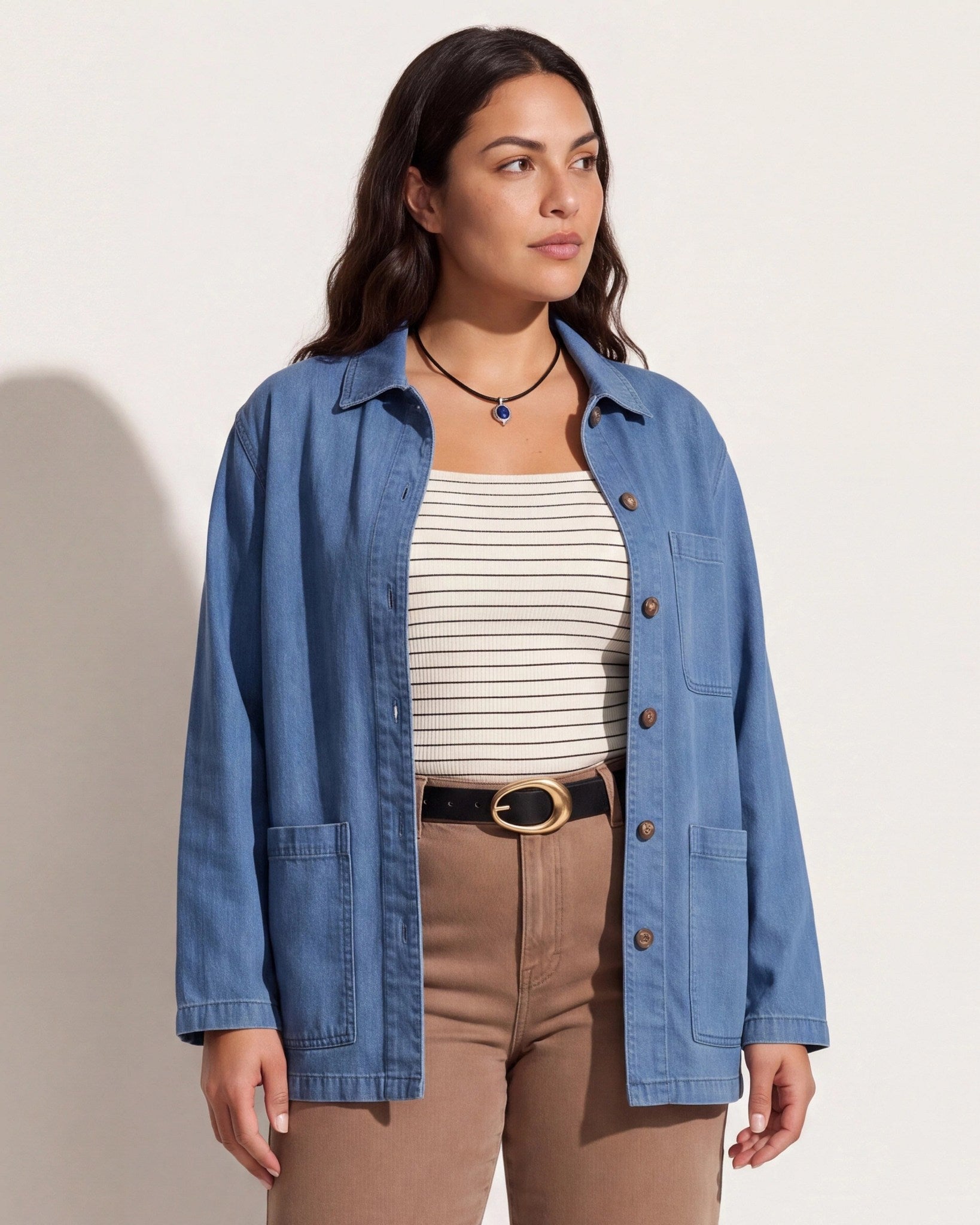Denim Blue $|& SEAS Charlotte Utility Jacket