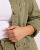 Olive Branch $|& SEAS Charlotte Utility Jacket - SOF Full Front