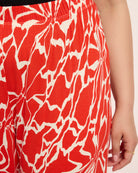 Spicy Org/Nat $|& Loveappella Wide Leg Crop Pant - SOF Full Front
