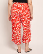 Spicy Org/Nat $|& Loveappella Wide Leg Crop Pant - SOF Back