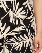 Blk/Nat $|& Loveappella Printed Woven Shorts - SOF Full Front
