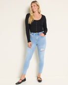 Lakeside $|& Herizon Blake Distressed High Rise Skinny Jean - UGC On Fig