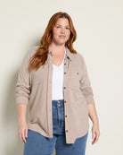 Soft Brown Heather $|& Thread & Supply Lewis Shirt - SOF Front