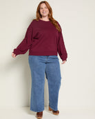 Zinfandel $|& Thread & Supply Marietta Top - UGC On Fig