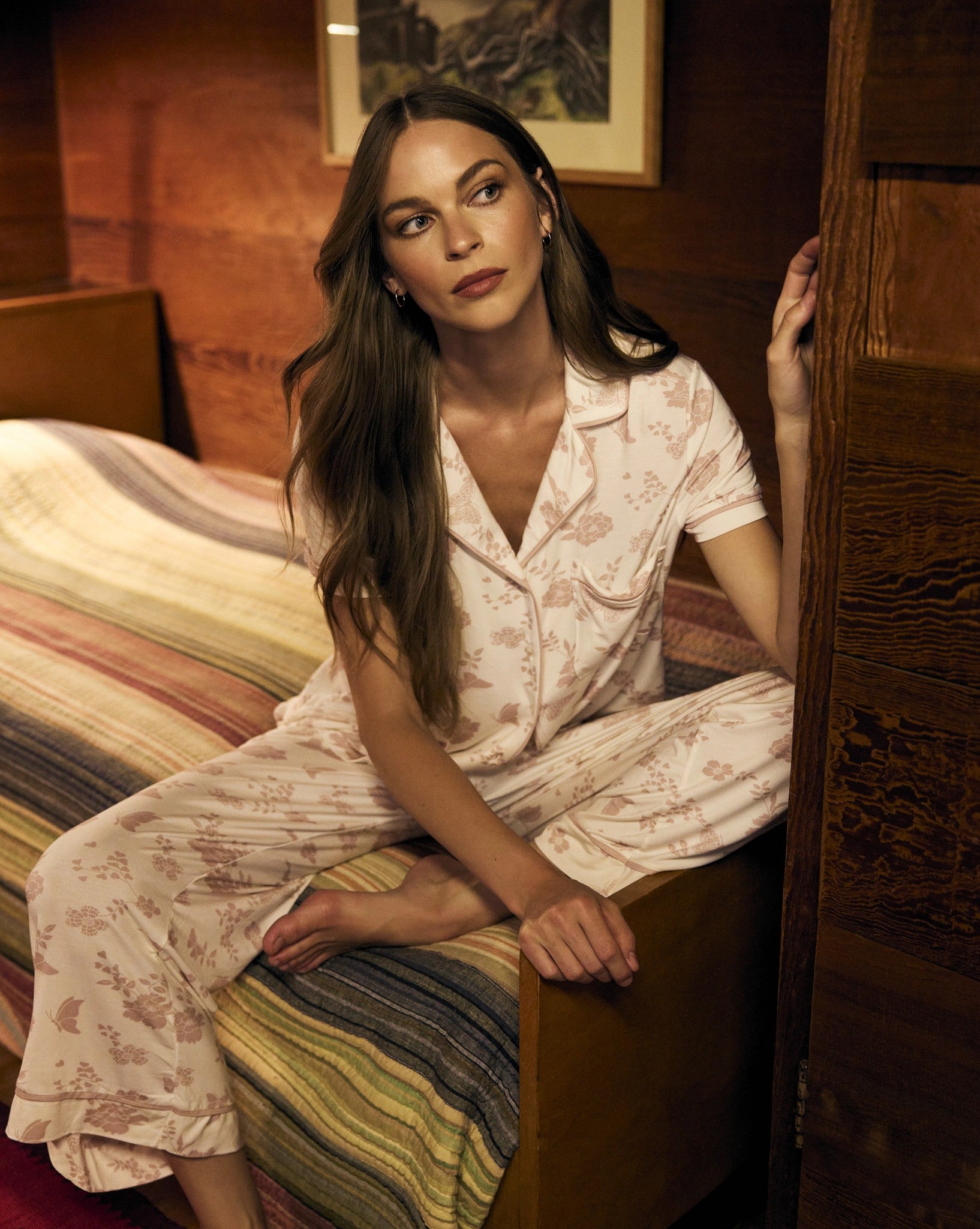 Dusty Rose $|& SEAS Nostalgia Robe - SOF Side