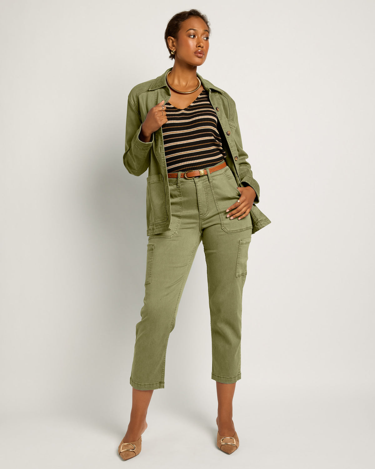 Olive Branch $|& SEAS Charlotte Utility Jacket - UGC On Fig