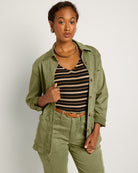 Olive Branch $|& SEAS Charlotte Utility Jacket - SOF Front