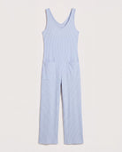 Denim Blue $|& SEAS Rested Jumpsuit - Hanger Detail