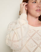 Cream $|& Thread & Supply Blythe Sweater - SOF Full Front