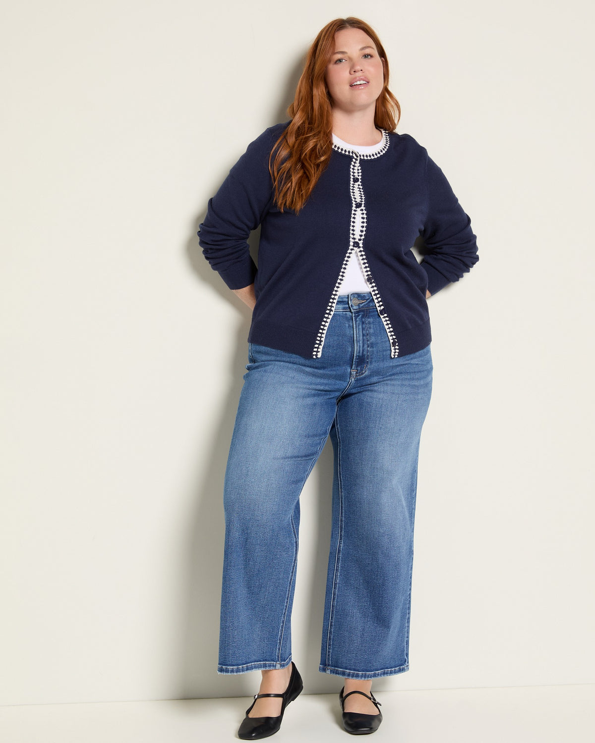 Navy $|& Thread & Supply Pippa Cardigan - UGC On Fig