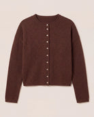 Heather Mahogany $|& Thread & Supply Dover Cardigan - Hanger Detail